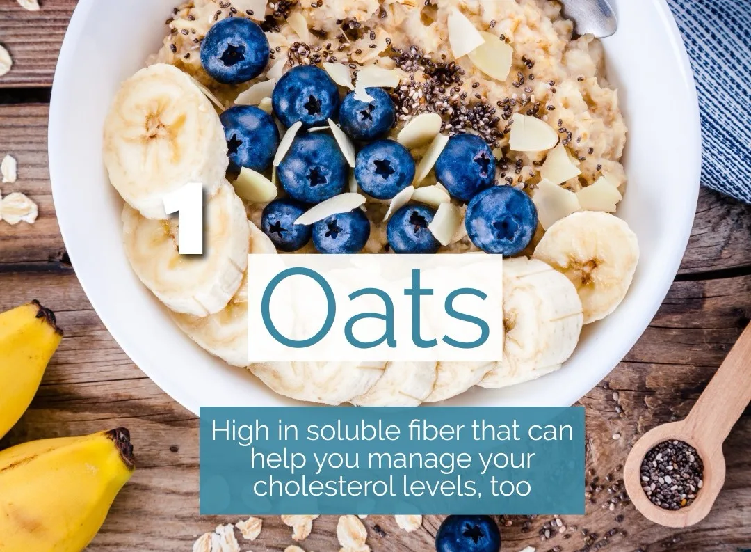 oats lower cholesterol and provide soluble fiber for IBS. IBS dietitian in California and Europe 